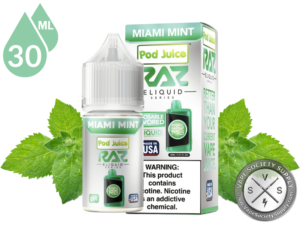 Miami Mint Pod Juice x RAZ Salt-3