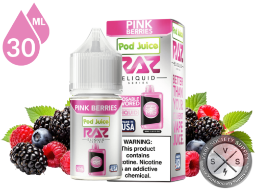 Pink Berries Pod Juice x RAZ Salt