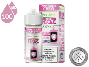 Pink Burst Chew Pod Juice x RAZ-1