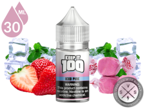 Pink ICED KEEP IT 100 SALTS 30ml