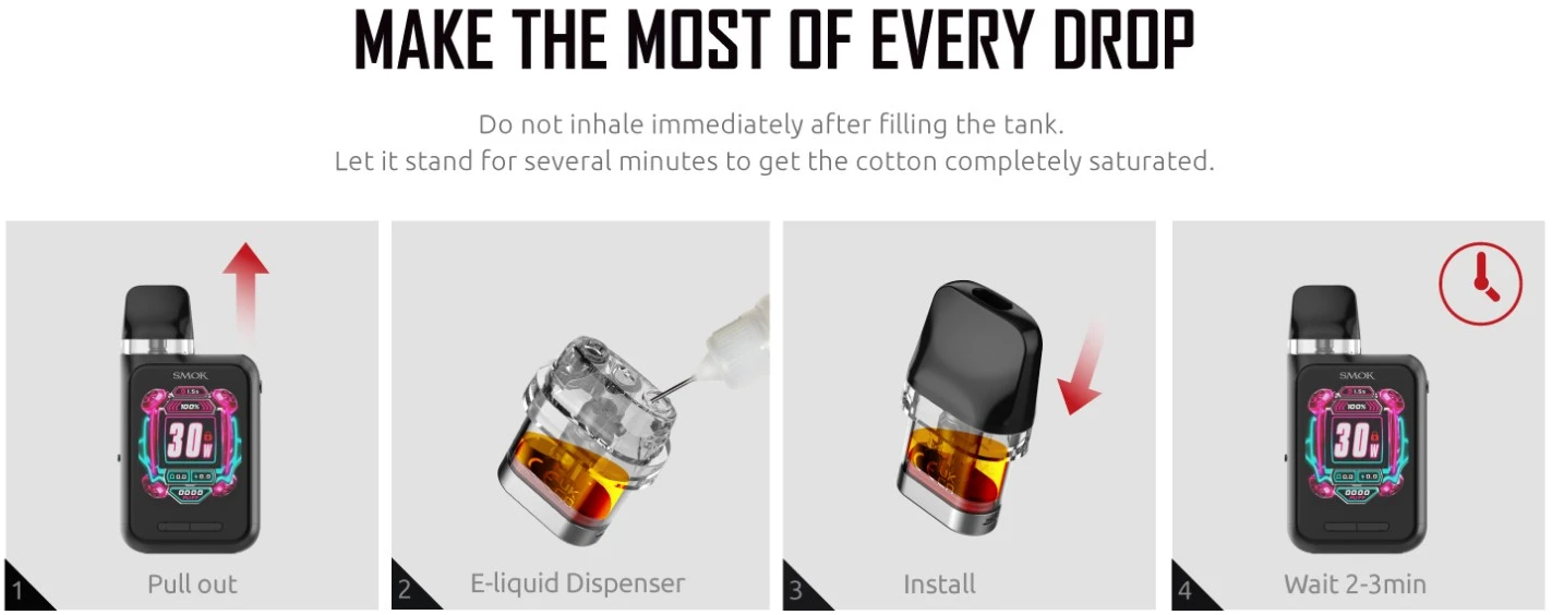 how to use Smok Novo GT Kit Pod System