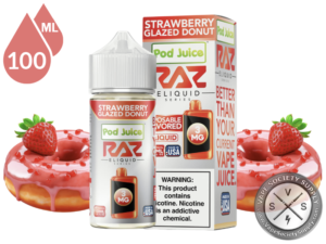 Strawberry Glazed Donut Pod Juice x RAZ