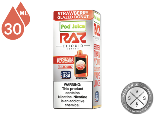 Strawberry Glazed Donut Pod Juice x RAZ Salt