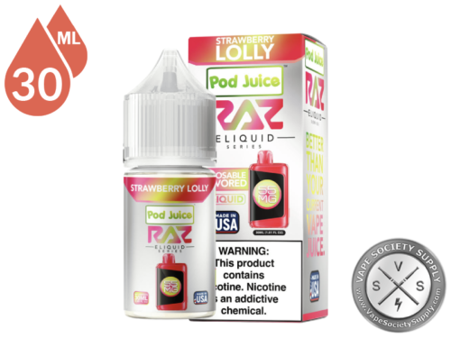 Strawberry Lolly Pod Juice x RAZ Salt-3