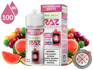 Watermelon Skittz Pod Juice x RAZ