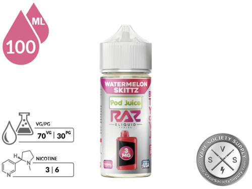 Watermelon Skittz Pod Juice x RAZ-4