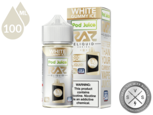 White Gummy Ice Pod Juice x RAZ-1