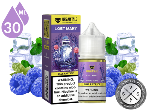 Blue Razz Ice URBAN TALE x LOST MARY SALT