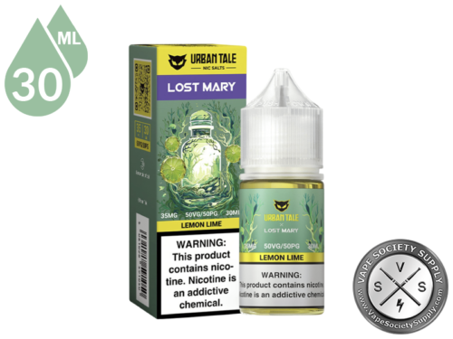 Lemon Lime URBAN TALE x LOST MARY SALT