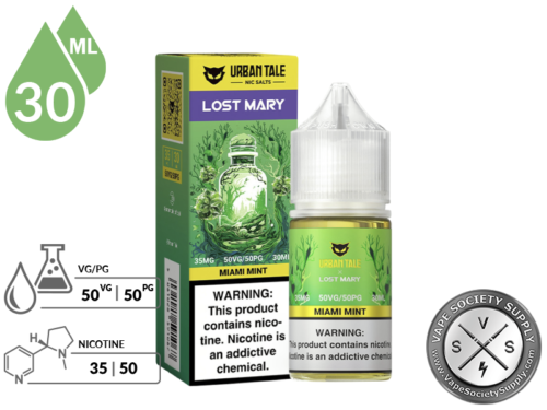 Miami Mint URBAN TALE x LOST MARY SALT