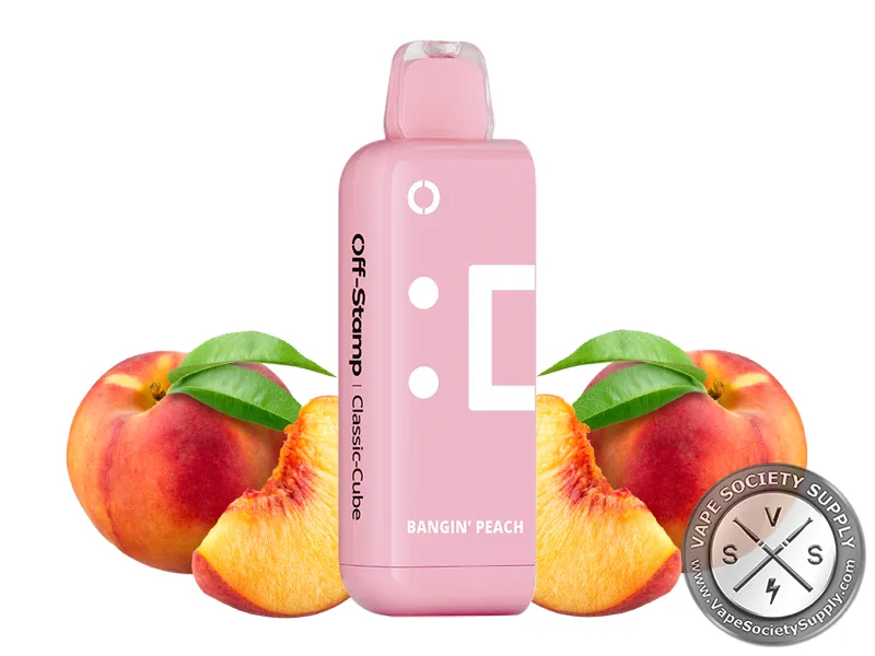 Off-Stamp X-Cube Classic Cube Bangin Peach pod with peaches
