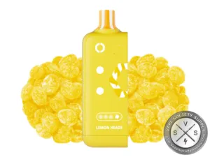 Off-Stamp X-Cube Sweet Cube Lemon Noggin pod with round yellow lemon candies
