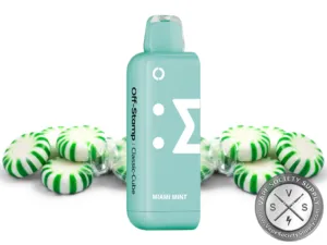 Off-Stamp X-Cube Classic Cube Miami Mint pod with peppermint candies