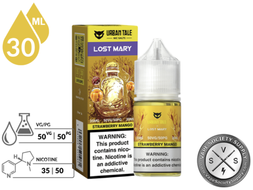 Strawberry Mango URBAN TALE x LOST MARY SALT