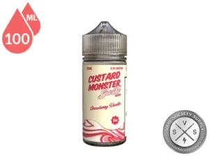 Strawberry Vanilla Swirl Custard Monster 100ml bottle