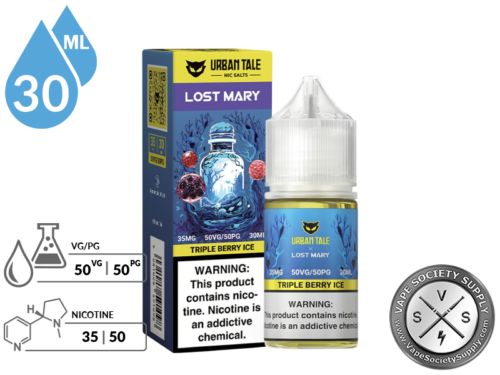 Triple Berry Ice URBAN TALE x LOST MARY SALT