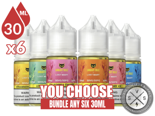 URBAN TALE x Lost Mary SALT Bundle 6 30ml (180ml)