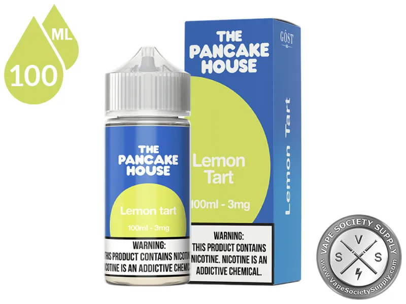 Lemon Tart by The Pancake House 100ml bottle and box