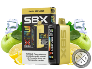 SBX 25K Puffs Disposable Lemon Apple Ice