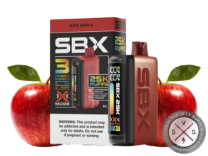 SBX 25K Puffs Disposable Ripe Apple