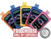 [5-Pack] Hotbox Elite 50K Vape by Puff Brands