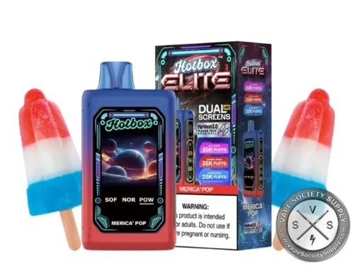 Hotbox Elite 50K Vape by Puff Brands Murica Pop