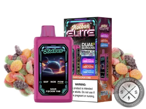 Hotbox Elite 50K Vape by Puff Brands Sour Fcking Fab