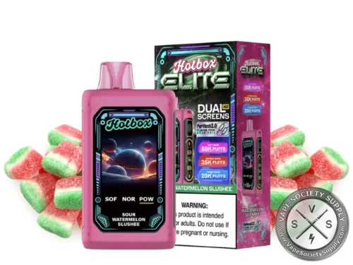 Hotbox Elite 50K Vape by Puff Brands Sour Watermelon Slushie