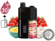 Kong by Zilla x Custard Monster Salt 30ml – 50K Puff Disposable Strawberry Vanilla