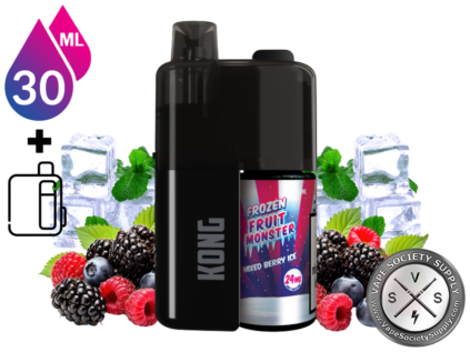 Kong by Zilla x Frozen Fruit Monster Salt 30ml – 50K Puff Disposable Mixed Berry Ice