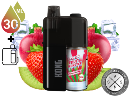 Kong by Zilla x Frozen Fruit Monster Salt 30ml – 50K Puff Disposable Strawberry Kiwi Pomegranate Ice