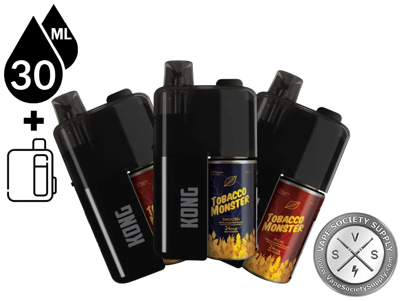 Kong by Zilla x Tobacco Monster Salt 30ml – 50K Puff Disposable