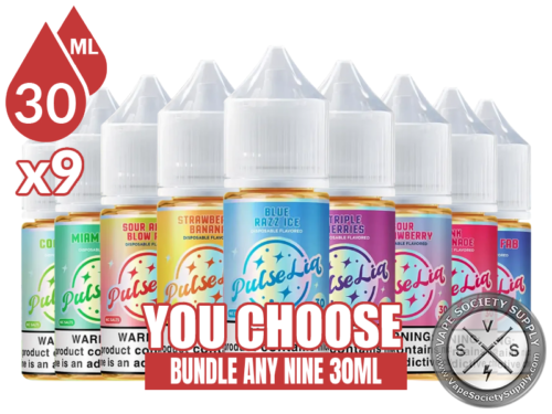 Pulse Liq by Geek Bar Salt Bundle 9 30ml (270ml)