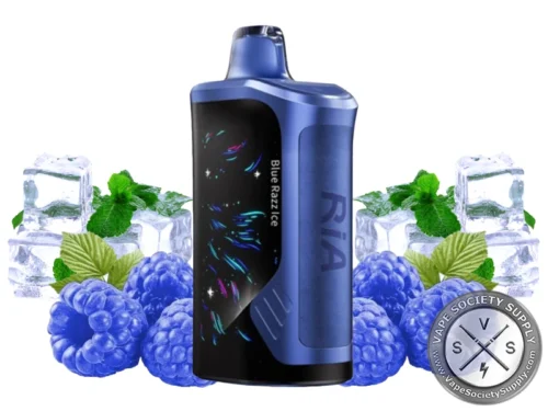 RIA NV30K Disposable Vape By Geek Bar Blue Razz Ice-1
