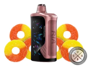 RIA NV30K Disposable Vape By Geek Bar Peach Gummy-1
