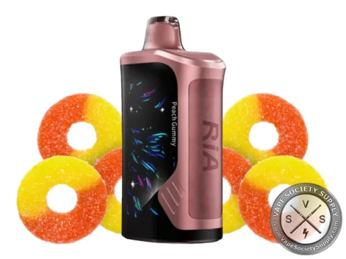 RIA NV30K Disposable Vape By Geek Bar Peach Gummy-1