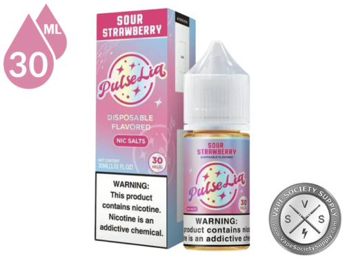 Sour Strawberry PULSE LIQ SALT
