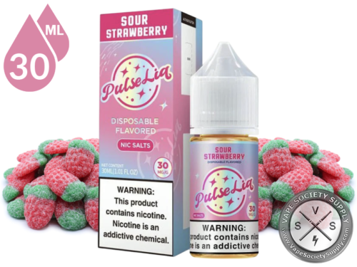 Sour Strawberry PULSE LIQ SALT