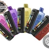 SBX 25K Disposable Vape Virginia Tobacco flavor with California UTL Approved badge.