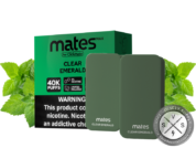7 Daze Clickmate MAX Mates _ 40K Puffs Clear Emerald