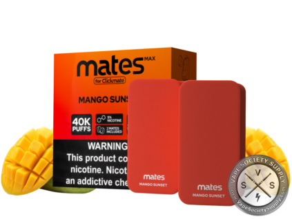 7 Daze Clickmate MAX Mates _ 40K Puffs Mango Sunset