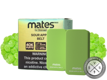 7 Daze Clickmate MAX Mates _ 40K Puffs Sour Apple Belt
