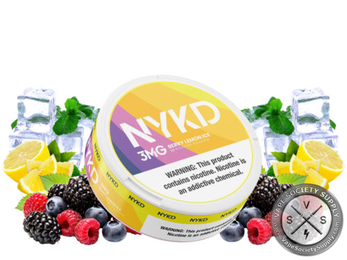 Berry Lemon Ice NYKD Nicotine Pouches