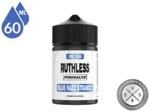 Blue Razz Strawzz Ruthless Essentials Pod Salt 60ml bottle