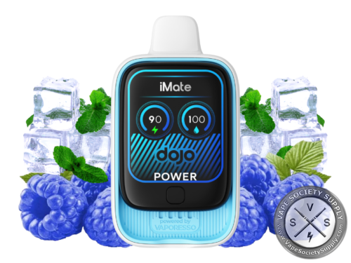 DOJO iMate X Pod Kit Powered By Vaporesso 20K Puffs Disposable Blue Razz Ice