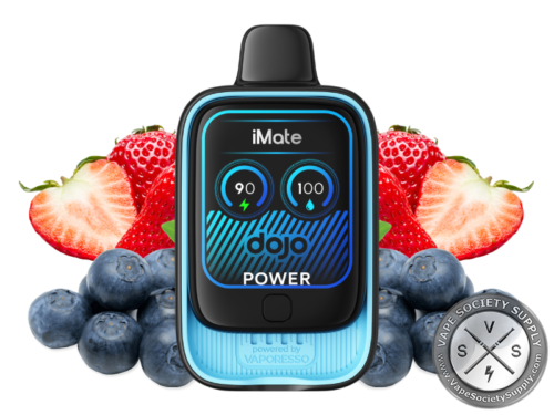 DOJO iMate X Pod kit Powered By Vaporesso 20K Puffs Disposable Blue Straw Splash
