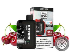 Juice Head Flex Freeze 50K Puffs Cherry Bomb