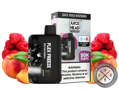 Juice Head Flex Freeze 50K Puffs White PEach Raspberry