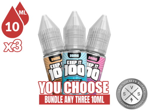 KEEP IT 100 BAR SALT Bundle 3 10ml (30ml)