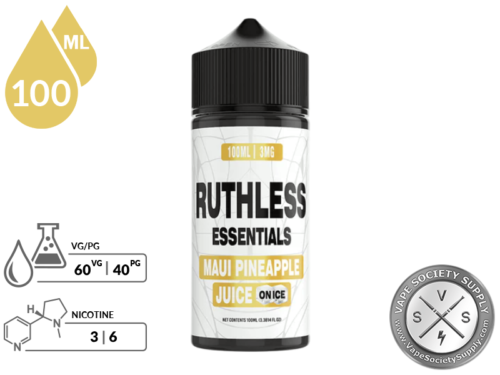 Maui Pineapple Juice On Ice Ruthless Essentials